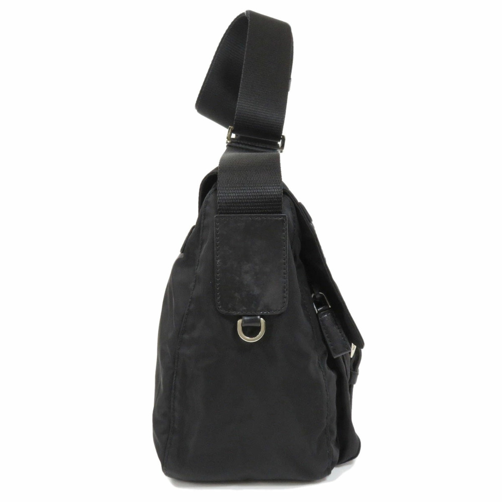 Prada logo plate Black Shoulder Crossbody bag - Picture 3 of 11